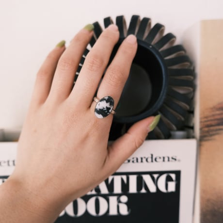indian jewely / white buffalo ring