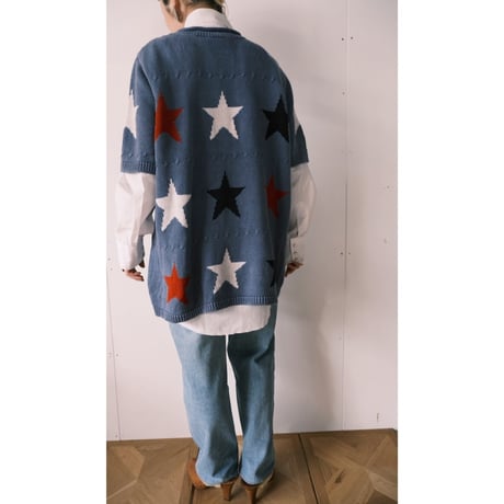 "star" cotton knit