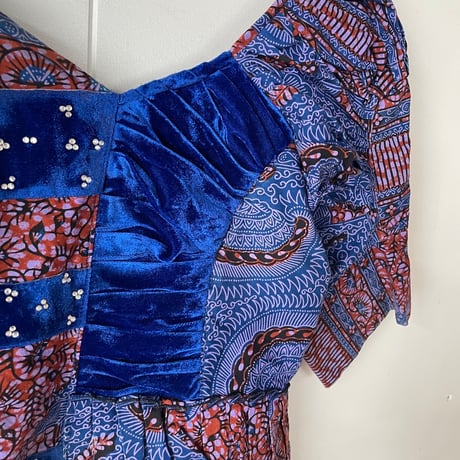 African batik tops with rhinestones