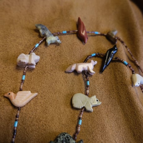 Indian jewelry / fetish long necklace