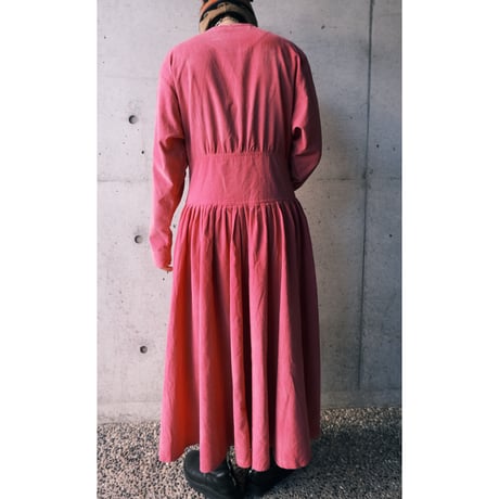 corduroy flare dress