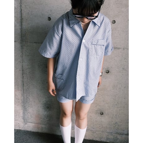 cotton pajama setup “blue”