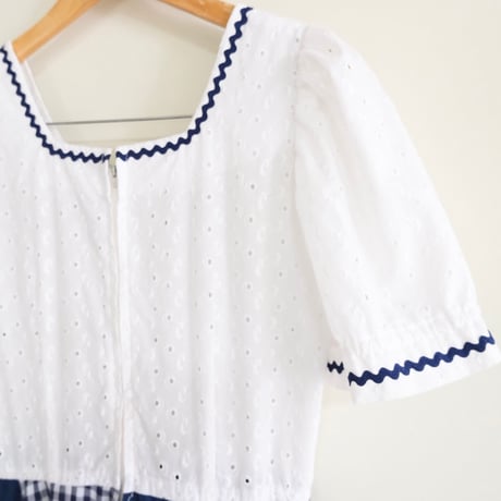 gingham check dress