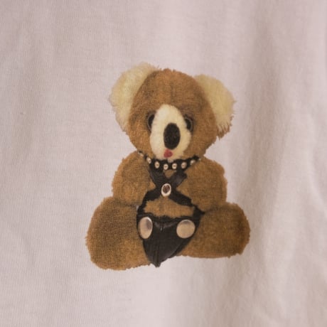 made by teddy / punk teddy L/S tee "white"