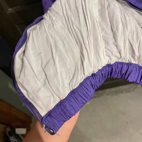 nylon pants / purple