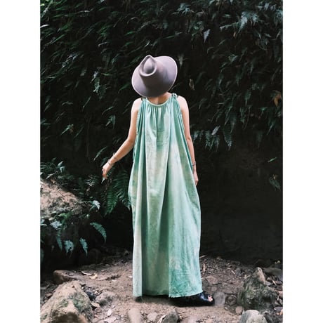 eski.  original dress / overdye "green"