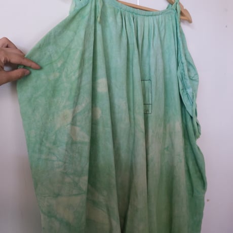 eski.  original dress / overdye "green"