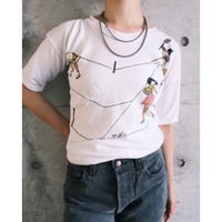 80s vintage tee "tennis"