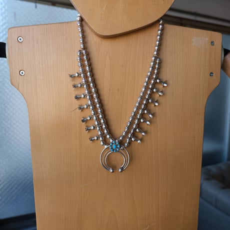 LeonKurley/squash blossom naja necklace/navajo