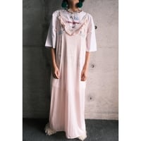 70s pin dot cami dress