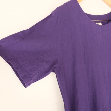 cotton dress / purple