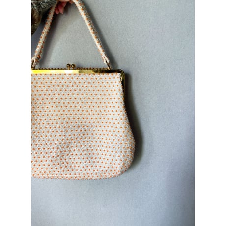 50s Corde Bead / beads hand bag
