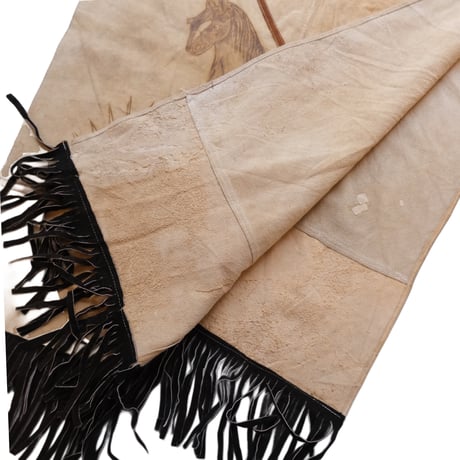 leather poncho