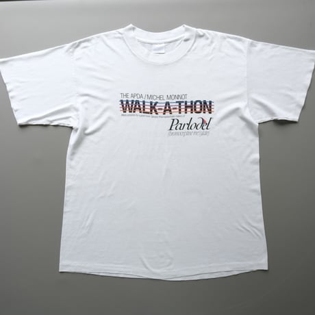 old print tee / white