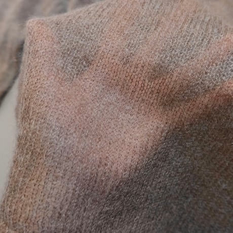 see-through mohair knit