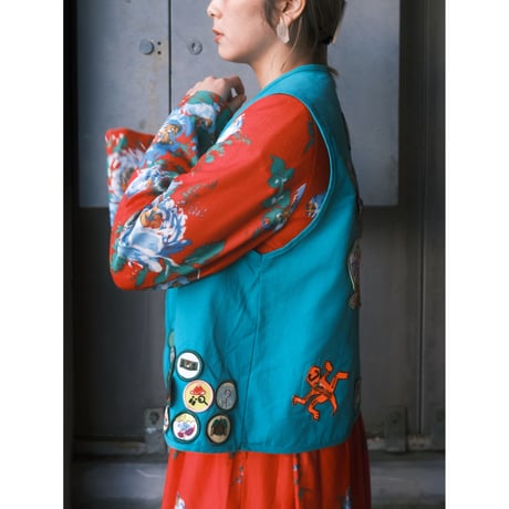 girls scouts patch vest