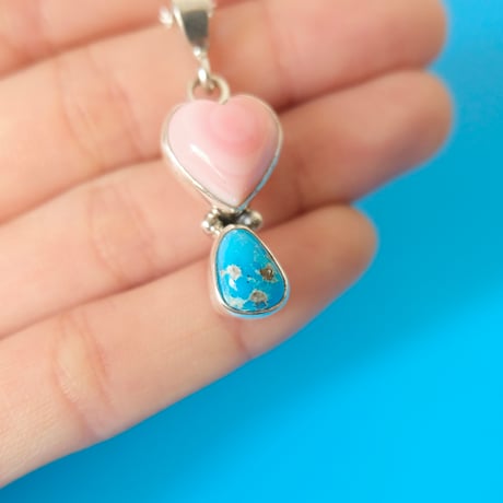 navajo / "heart" necklace