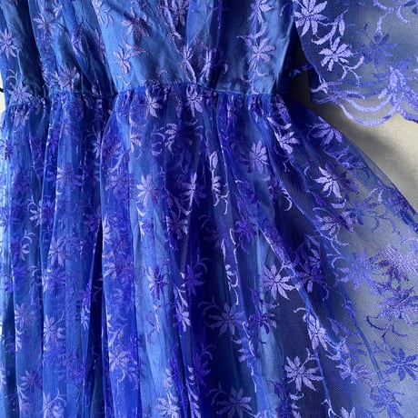 Euro vintage / tulle long dress