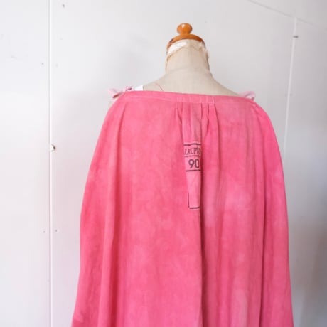 eski.  original dress / overdye "pink × ocher"