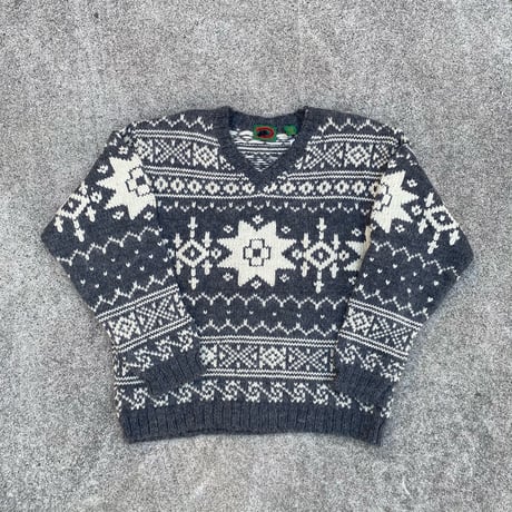 BOSTON TRADERS / snow crystal knit