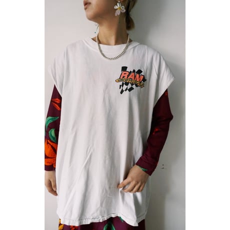 cutoff print tee