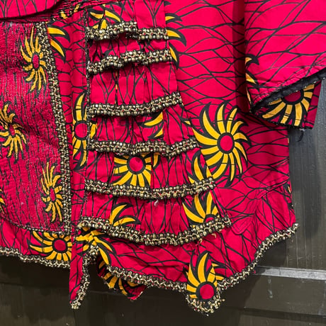 batik tops / red