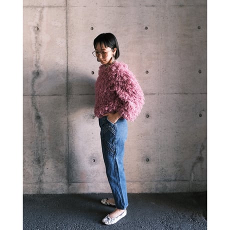 80s poodle knit