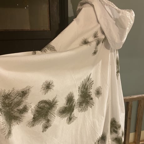 60s German army / snow camo poncho
