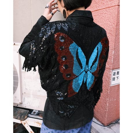 vintage / butterfly tops