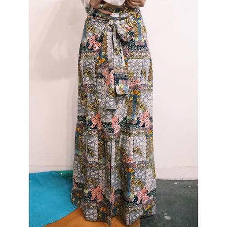 〜70s flower skirt