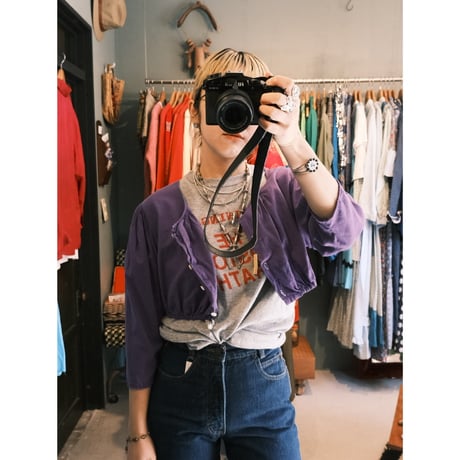 tyrol blouse / overdye "purple"
