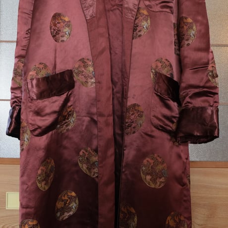 China  gown / wine red