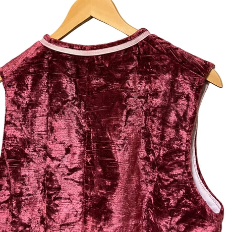 velours vest