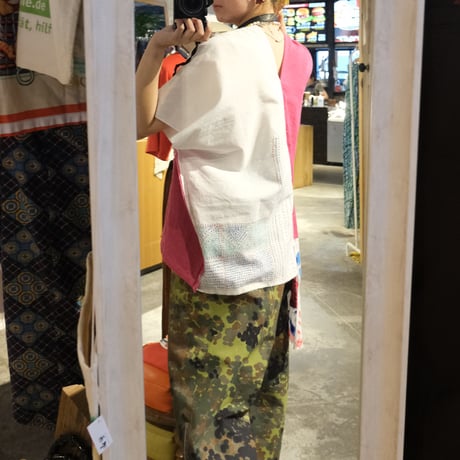 "画楽" original cotton tops