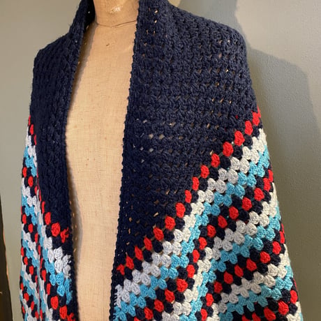 hand knit big shawl