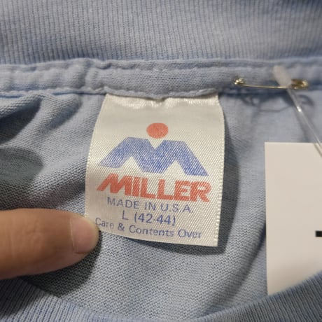 MILLER / print tee /made in USA