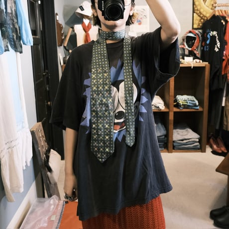 "繕う" collaboration beads embroidery necktie "flower"