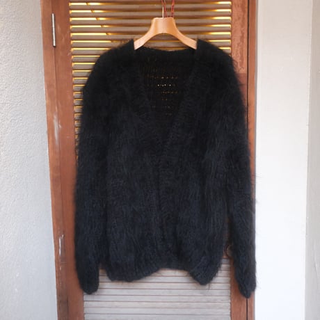 "BAA COSTUME MFG." / king mohair sweater / black