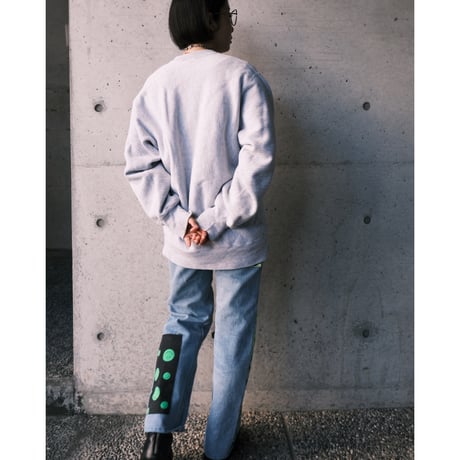 LEE print sweat / made in USA