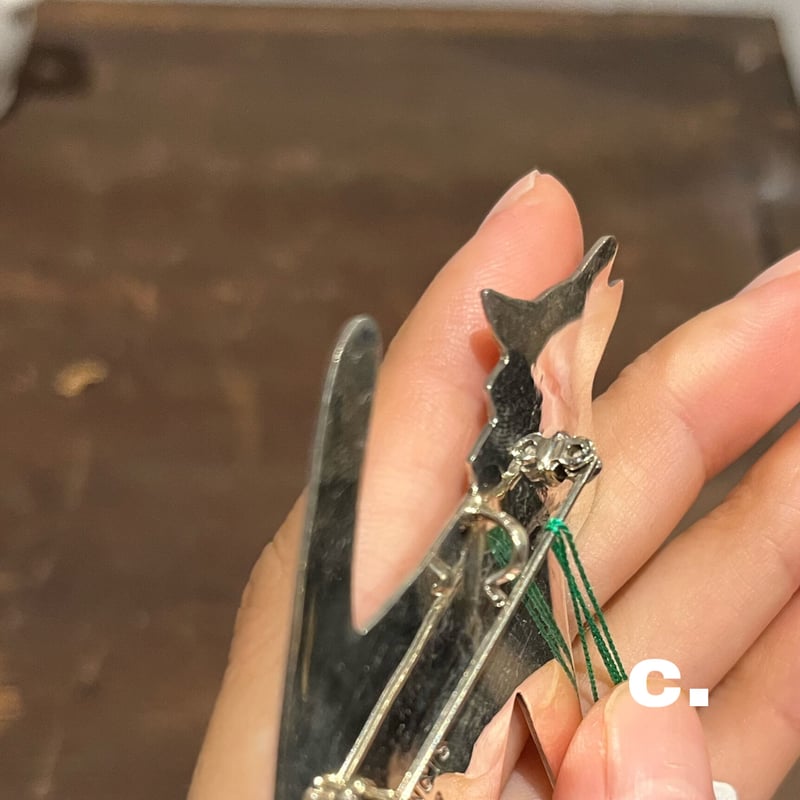 メルヴィンフランシスバッファローブローチ ヴィンテージ