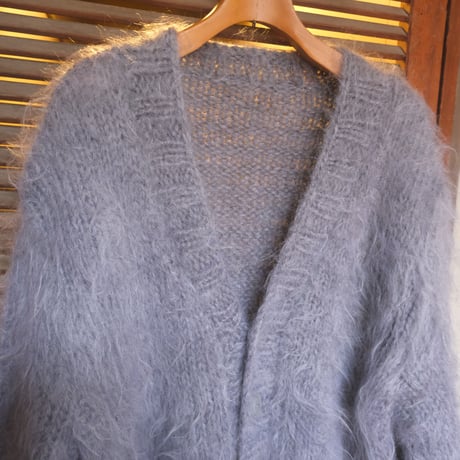 "BAA COSTUME MFG." / king mohair sweater / gray