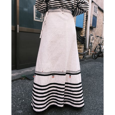 wrap skirt with line