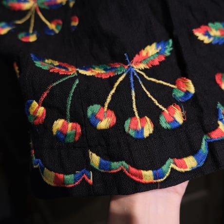 50-60s vintage / "Cherry" skirt