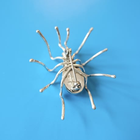 Indian jewelry/ “spider” silver brooch