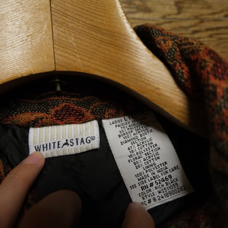 White stag / paisley china jacket