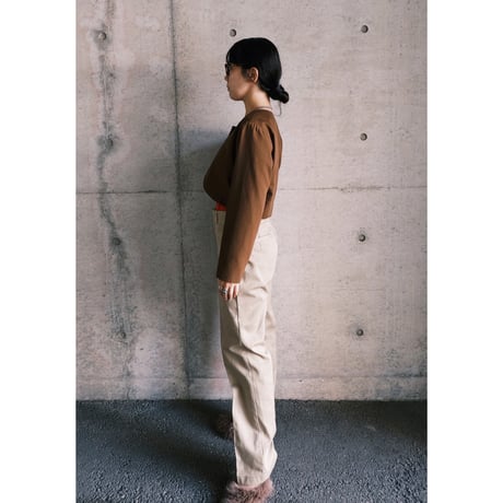 bolero jacket “brown”