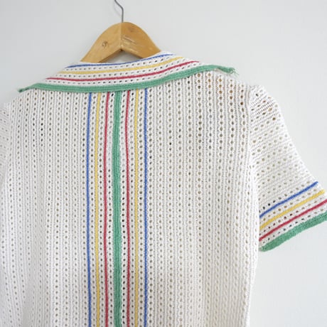 60-70s vintage / cotton knit shirts