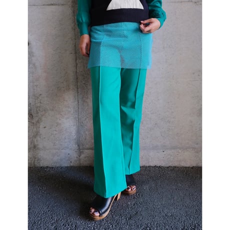 easy slacks pants “green”