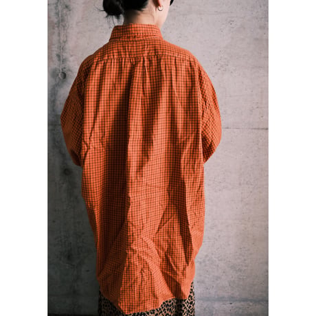 RalphLauren / orange check shirts