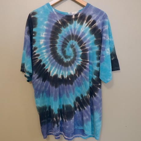 tie-dye big tee / blue